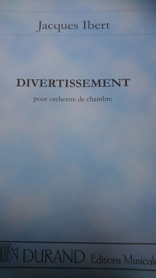 イベール 喜遊曲（ディベルティメント） | アンサンブル・ポーニー